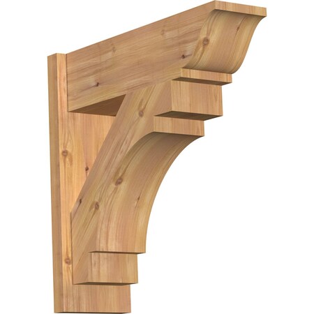 Ekena Millwork Merced Smooth Traditional Outlooker, Western Red Cedar, 7 1/2"W x 24"D x 24"H OUT08X24X24MRC01SWR